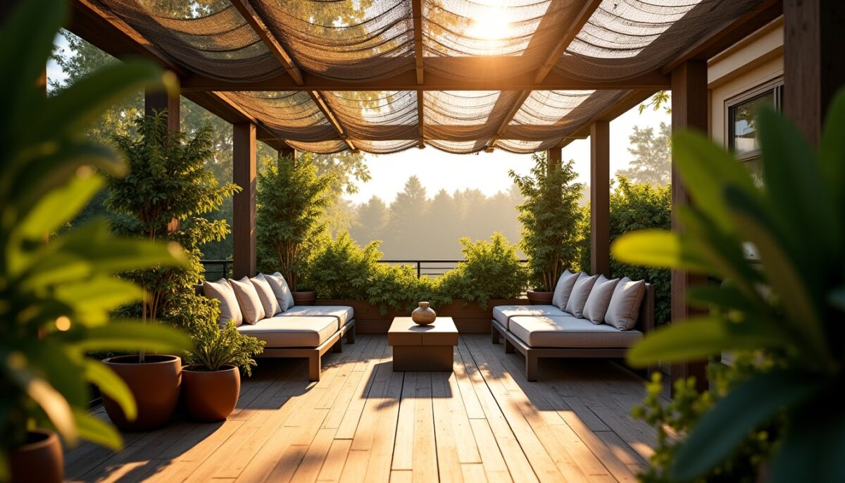 Guide pratique : Sélectionner un filet de camouflage pour ombrager votre terrasse avec élégance